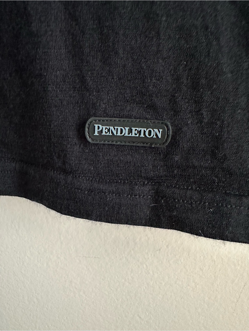 Pendleton • 100% Merino Wool Gathered Neckline Long Sleeve Top - Picture 2 of 8